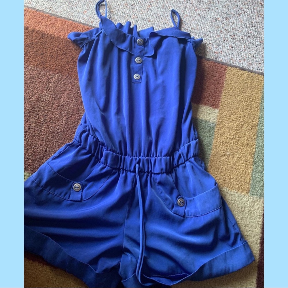 Blue romper